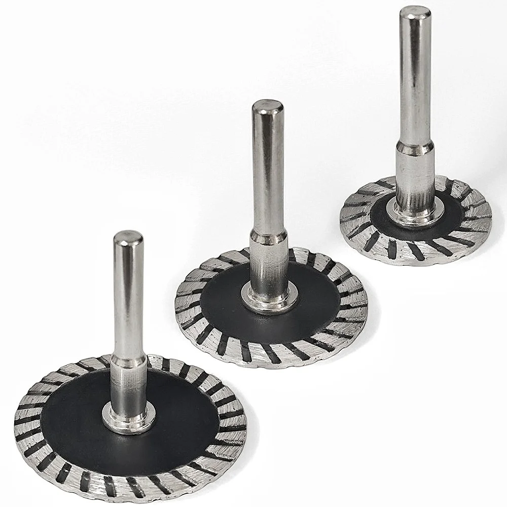 30/40/50mm Diamond Saw Blade Engraving  Removable Round Shank Mini Carving Grinding Disc Glass Carving Ceramic Crystal Tile Disc
