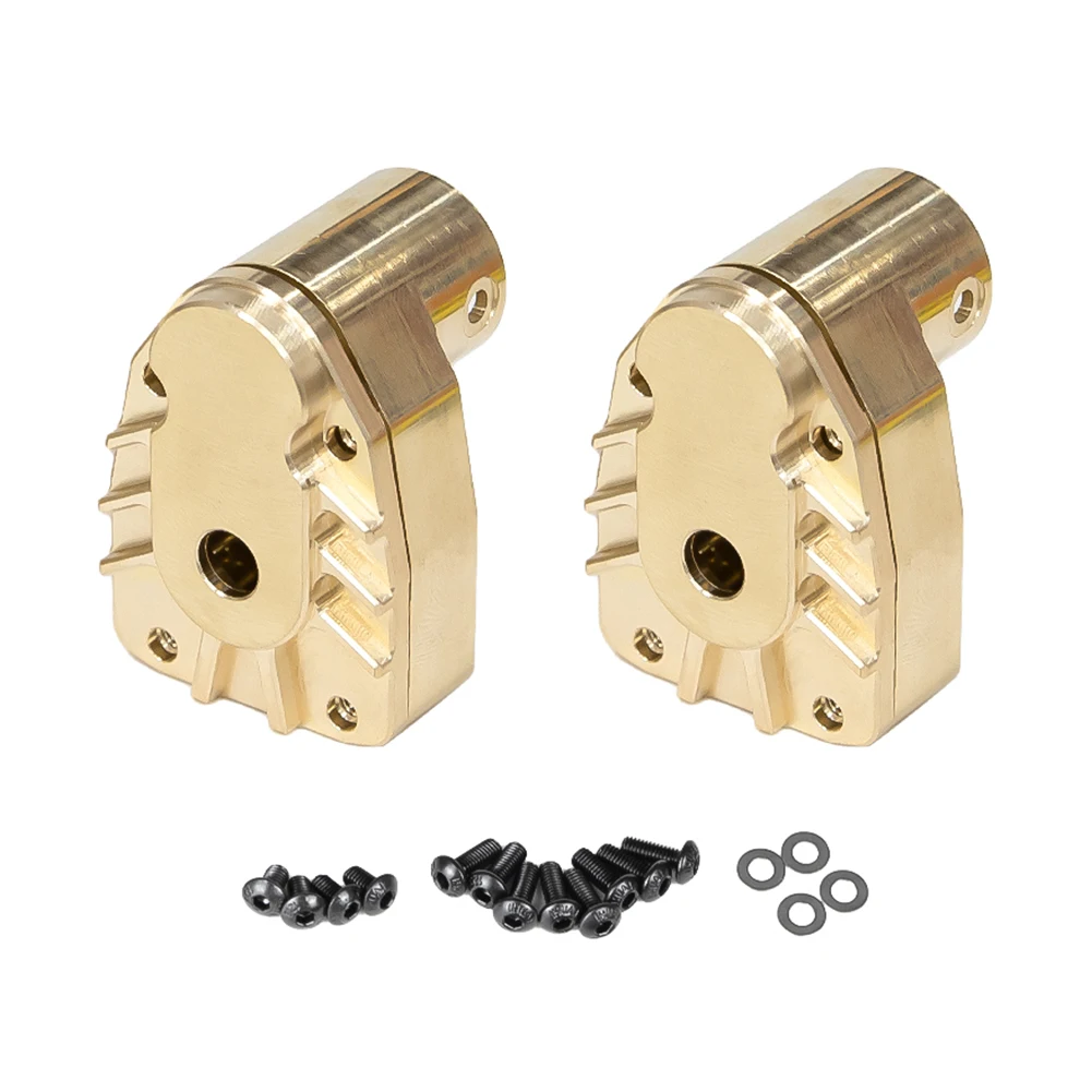 2pcs Brass Rear Drive Axle Mount for Axial 1/8 AXP8 GILAMON 2.2 4X4 RTR Trail Buggy Upgrades Accessories