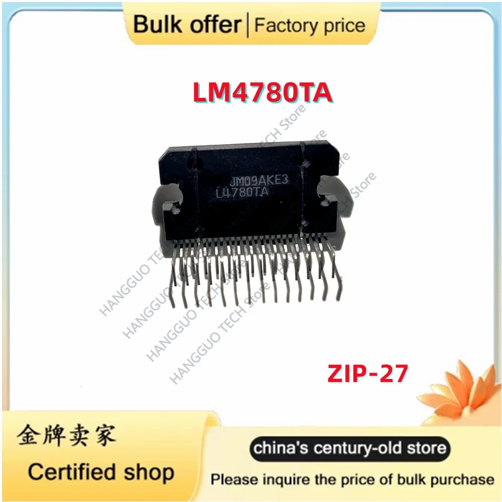 Original LM4780TA L4780TA ZIP27 High power dual-channel audio amplifier IC chip