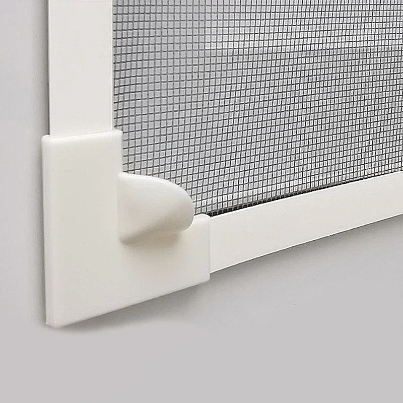 Summer self-adhesive magnetic screen window accessories corner PVC frame, invisible, magnetic suction, mosquito proof, mesh，DIY