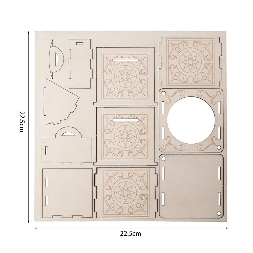 ประกอบไม้ DIY Magic ชุดการศึกษาไม้ Finger Magic Trick ของเล่นคลาสสิกที่มีสีสัน Magic กล่องดินสอของเล่นสําหรับเด็ก