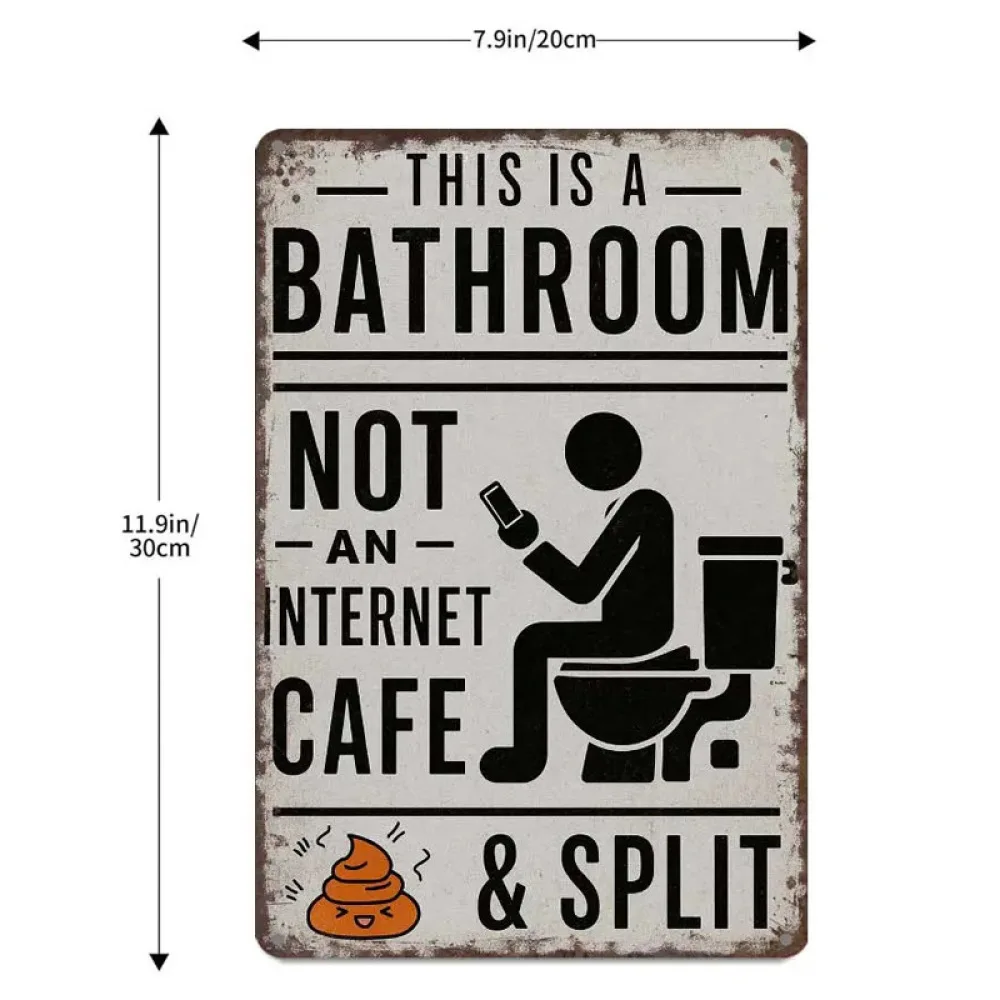 Vintage Metal Tin Sign Retro Wall Plaque American Style Decor Poster Art For Ruishi Home Bathroom Garage Bar Decor