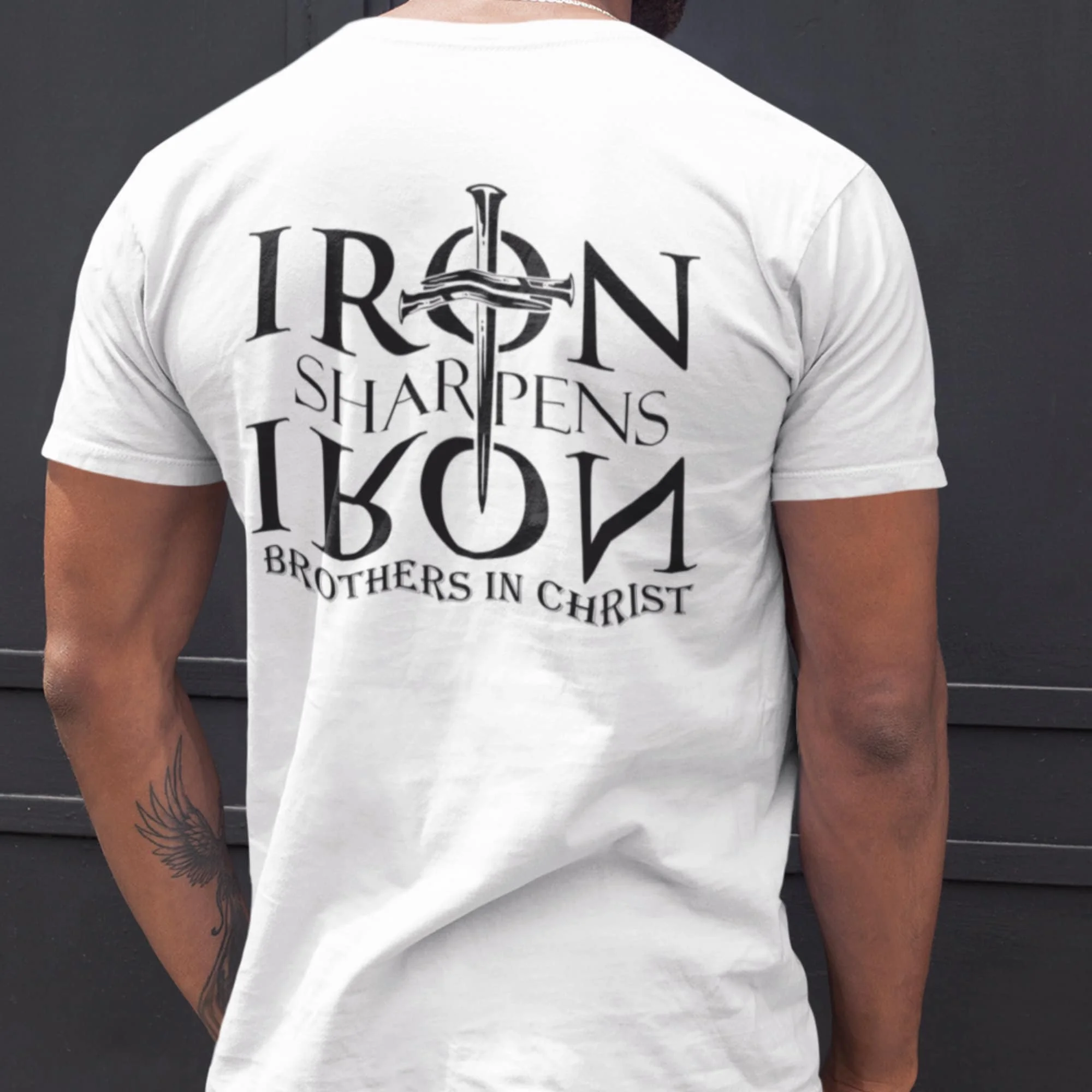 Iron Sharpen T Shirt Christian Dhirts For Men Faith Clothing