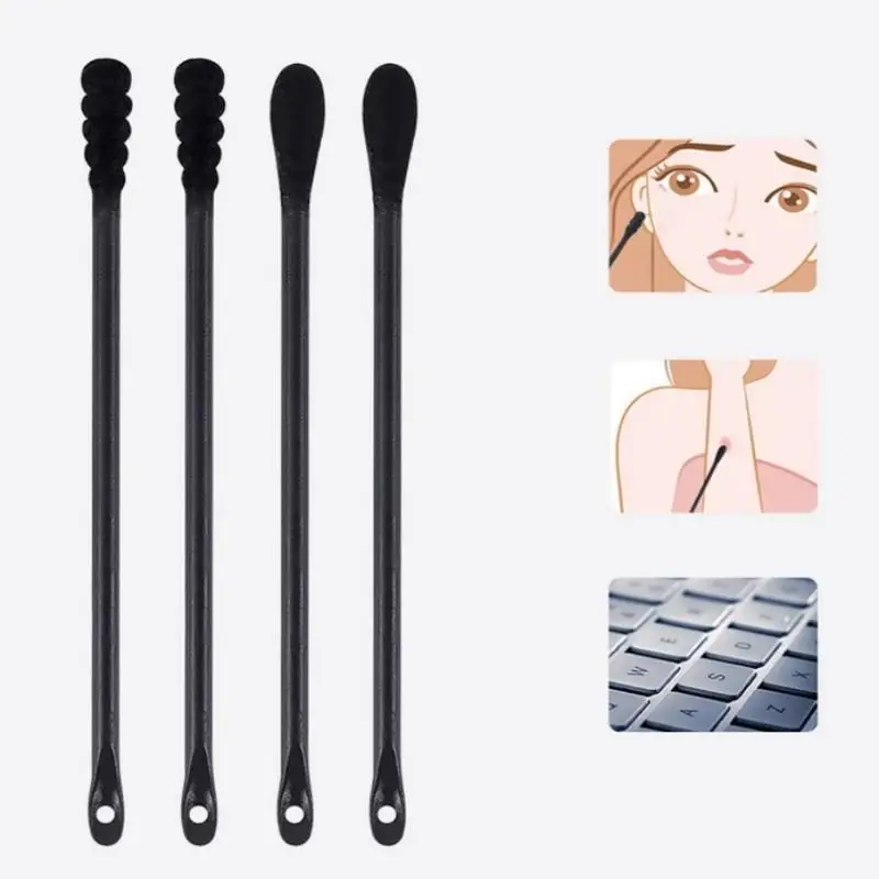 Extracteur de points noirs et de boutons, pelle pour le nez, nettoyage jetable de l'acné, outil de coton-tige, bâton de grattage pour l'élimination des points noirs
