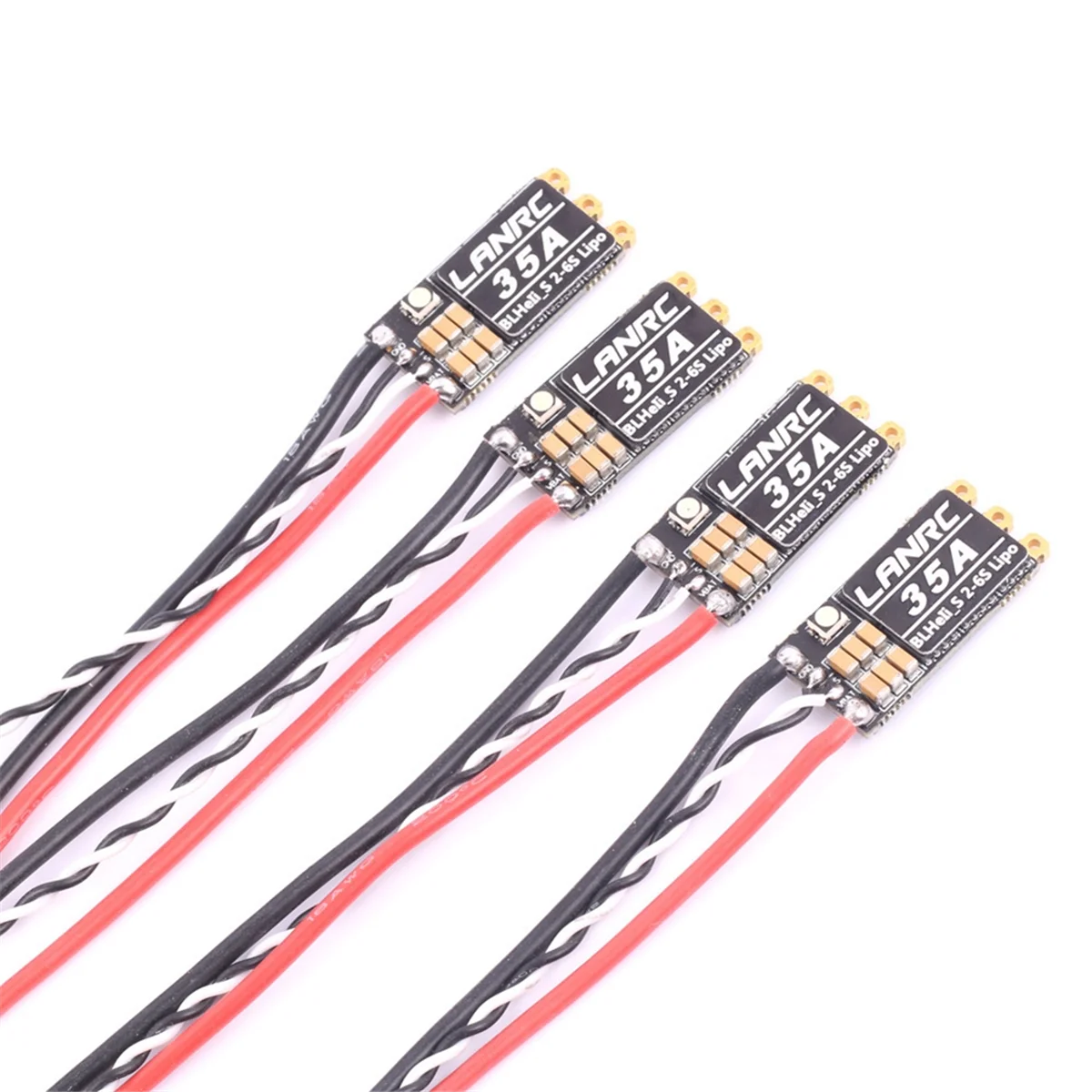 BLHeli S 2-6S Lipo 35A Brushless ESC Built-in Programmable RGB LED D-Shot 150/300/600 ONESHOT125 for RC FPV Drone Parts