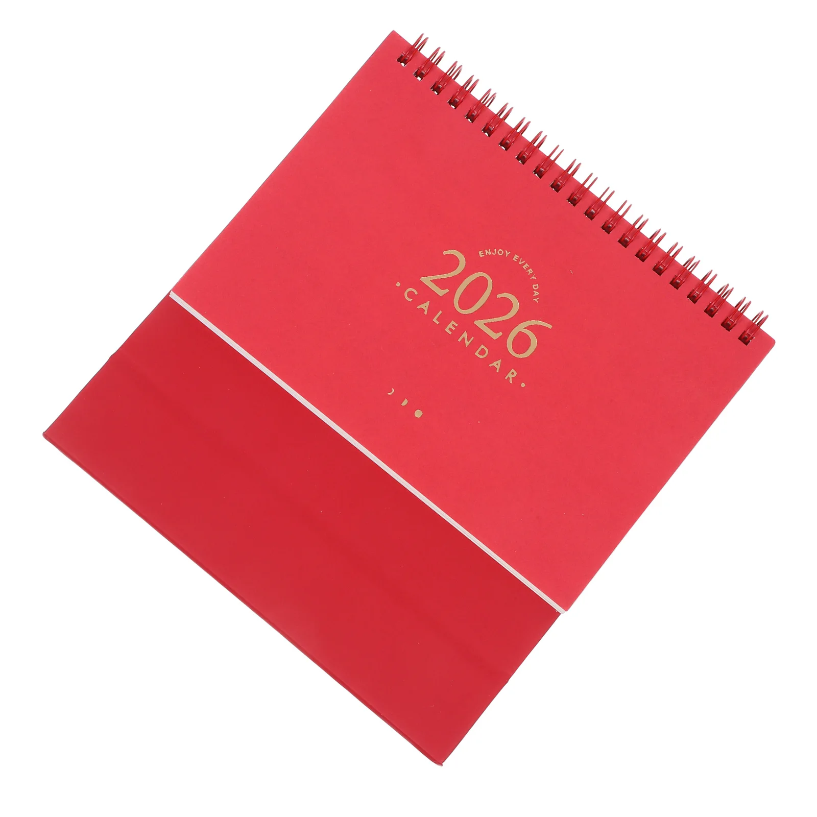

Compact 2026 Desk Calendar Mini Desktop Calendar Stand Up Design Easy Flip Pages for Office Workstation Home Study Daily