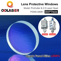 PRECITEC Lens Protective Windows D37x7 P0595-58601 Original Lenses for Fiber Laser ProCutter /2.0 Head 30KW Optical Silica Glass