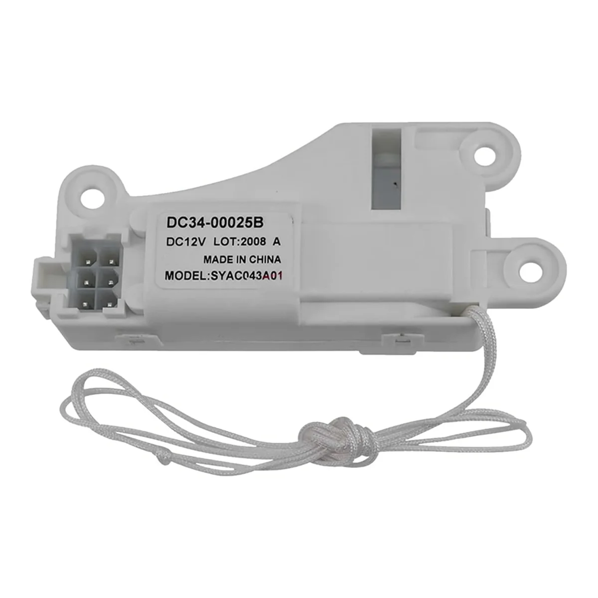 DC34-00025B Переключатель дверного замка стиральной машины Переключатель блокировки двери стиральной машины DC12V Замена для стиральной машины