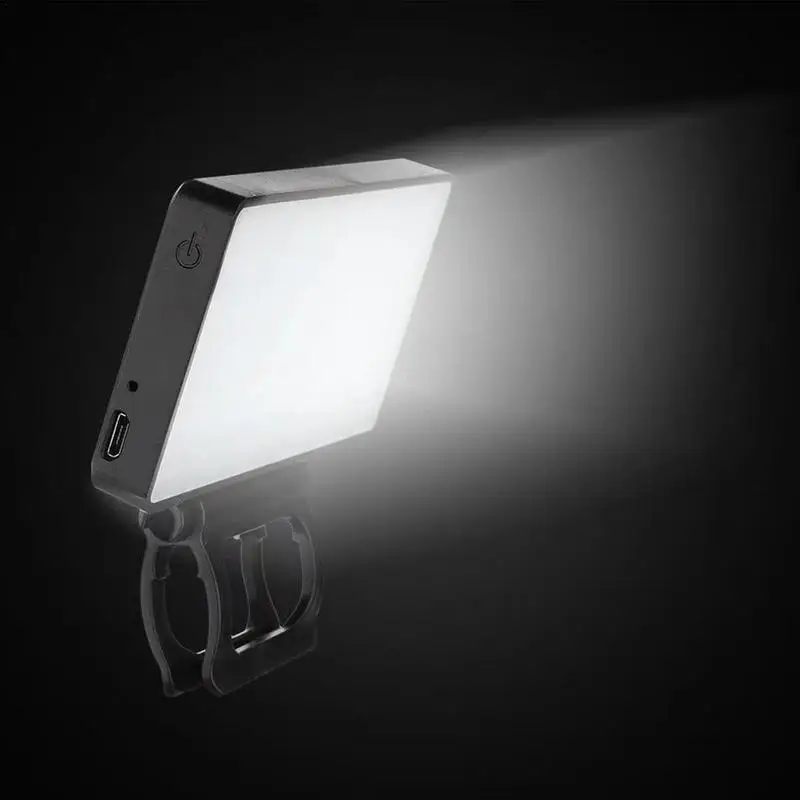 RGB LED Mobile Phone Computer Fill-in Light Portable LED Lamp Rechargeable Clip Fill Video Light For Live Selfie Meeting