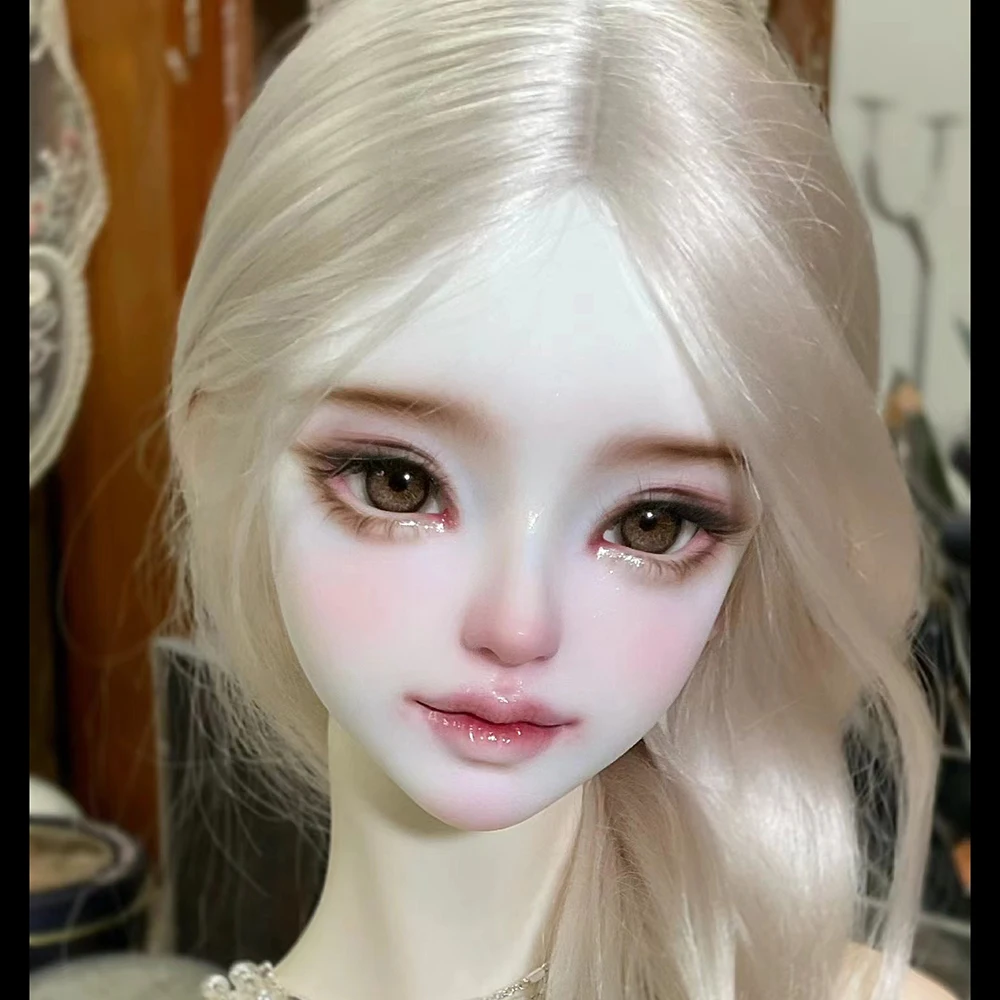 

New 1/3 BJD Doll Head No Makeup Resin Material DIY Girl Head No Makeup Head For 1/3 BJD Doll Body