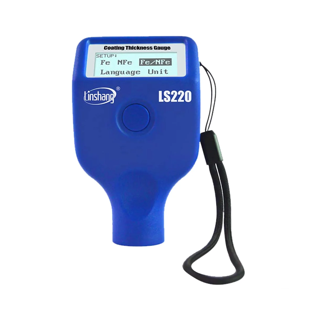 Linshang LS220 Coating Thickness Gauge Car Paint Meter LCD Screen for 2000Um Ferrous Non-Ferrous for Car Dry Film