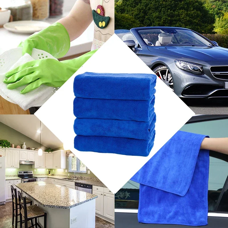 Microfiber Towels for Car Cleaning Wash Towel Microfiber Drying Dryer Kitchen Mirrow Car Care Detailing Cloth Household Duster