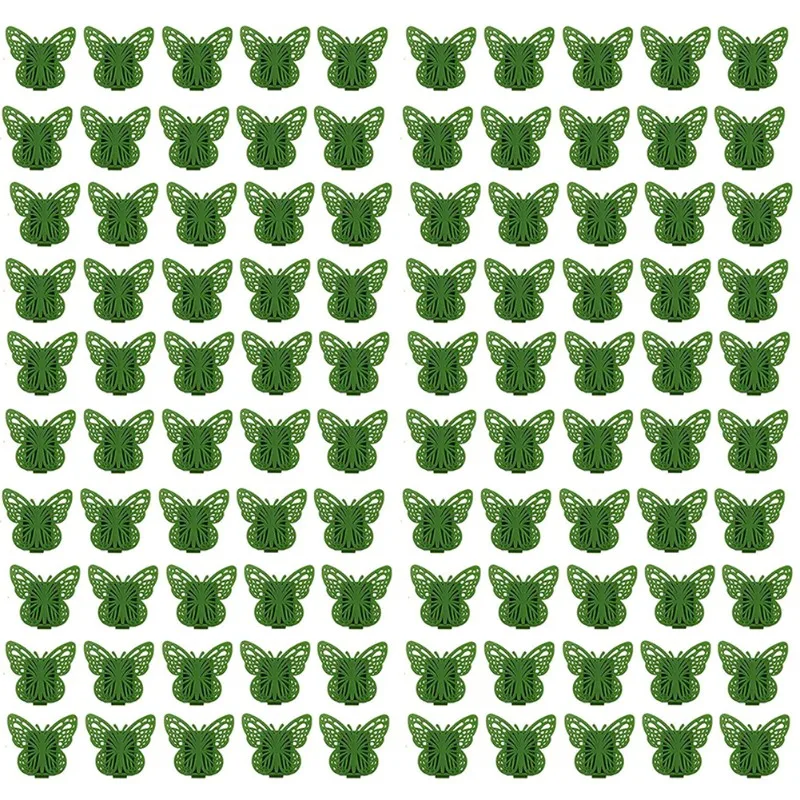 A34R For Climbing Plants Compatible 100Pcs Plant Wall Fixtures Clips, For Indoor Outdoor Garden Decorations