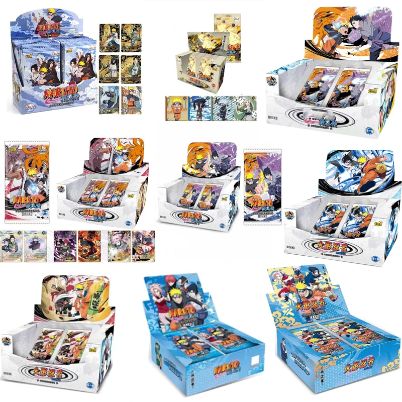 

1 Case Kayou Naruto Set Booster 12Box Cards Case Official Anime Limited Edition Playing Cards Games Toys Child Gifts
