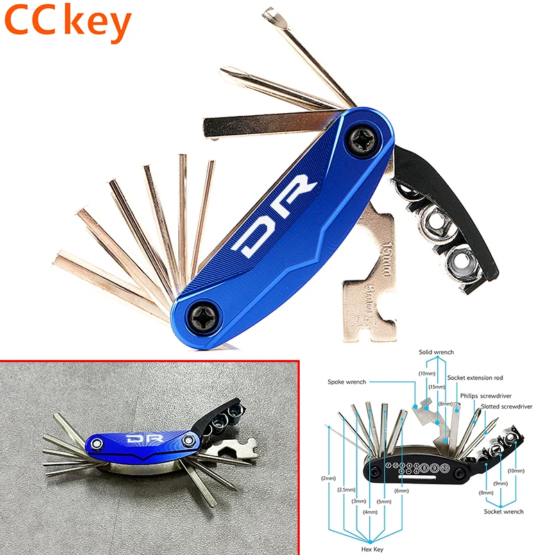 For Suzuki DR-Z400 650 DRZ400S DRZ400E DR-Z 400 E/S DR 250 300 DR650 Accessories Motorcycle Portable Tool Repair Screwdriver Set