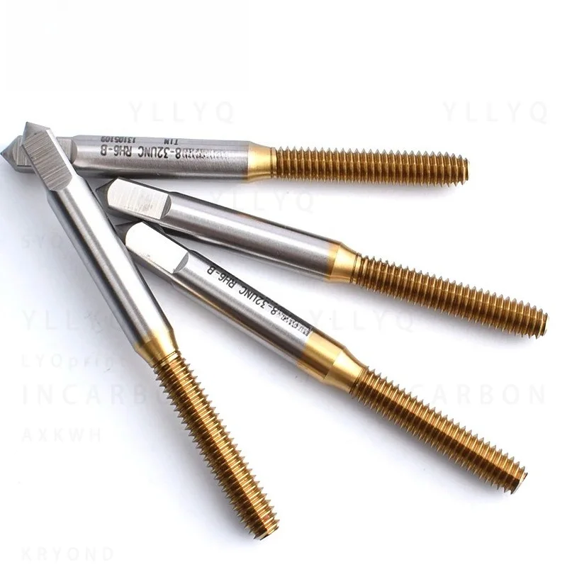 1PCS HSSE Forming Tap/Roll Tap British W 1/8 5/32 3/16 7/32 1/4 5/16 3/8 7/16 1/2 Screw Thread Taps White/TIN/TC50/TICN
