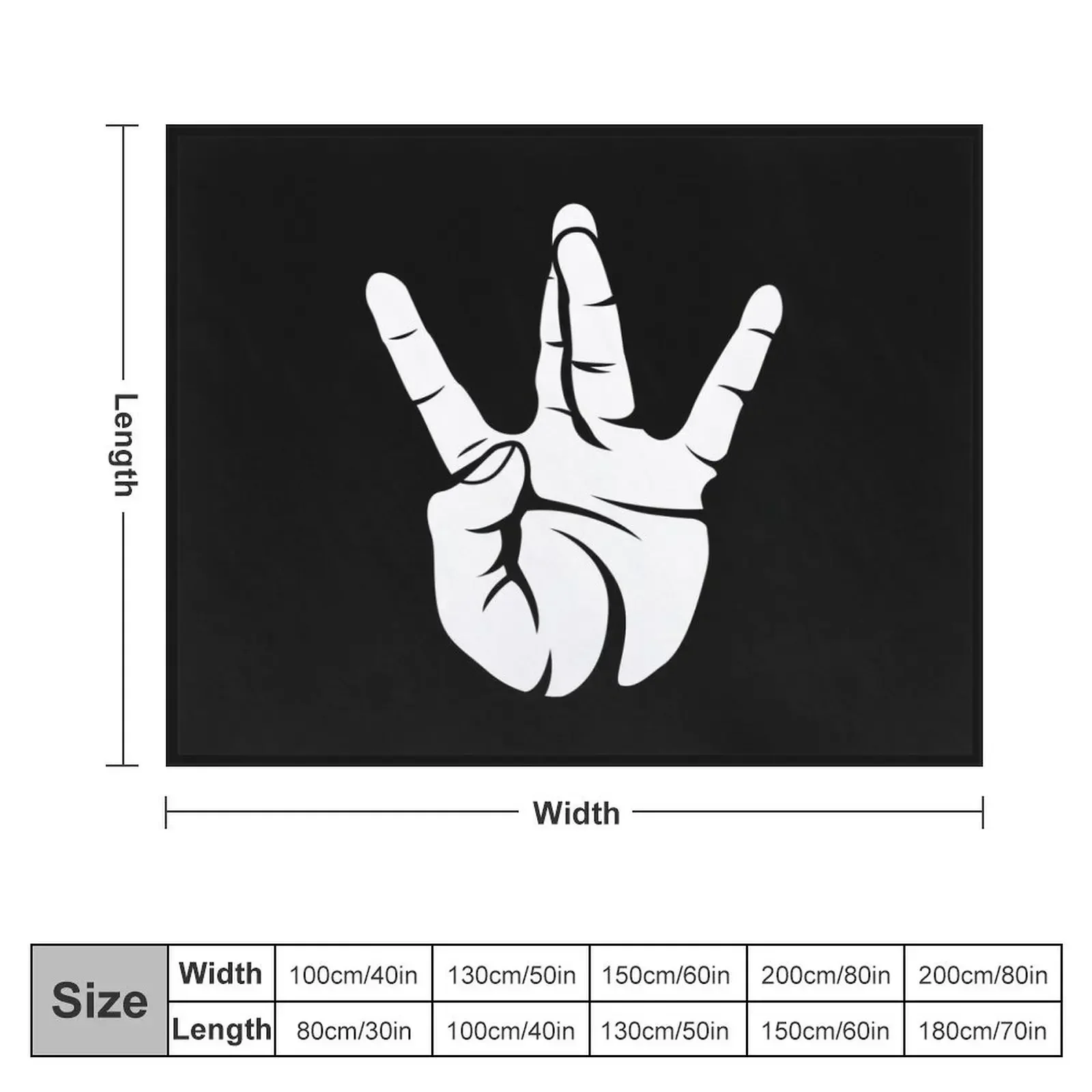 Westside West Coast Rap Hip Hop Hand Sign Throw Blanket Stuffeds Sofa Throw Blankets