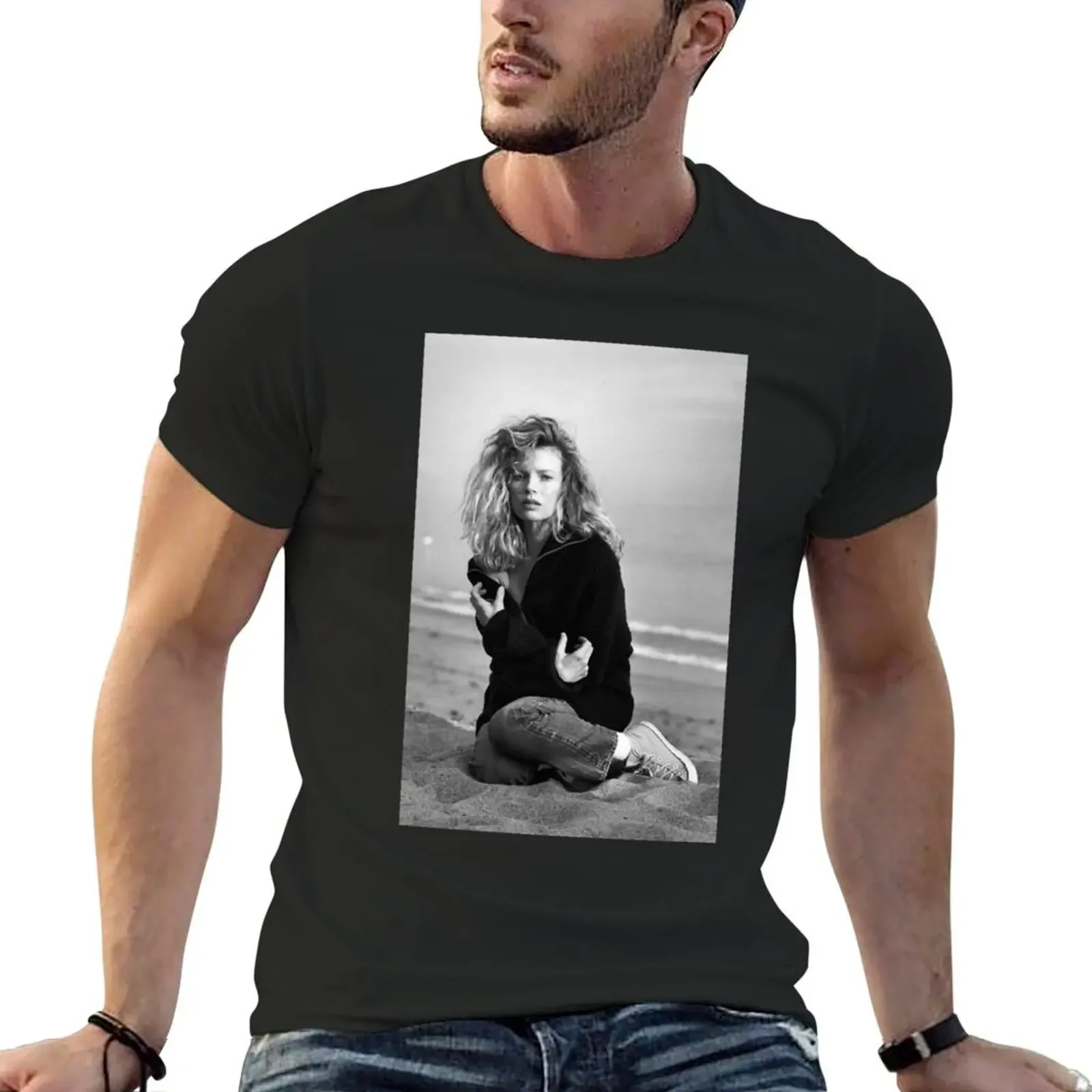 

kim basinger T-Shirt summer tops anime t shirts Blouse shirts men graphic