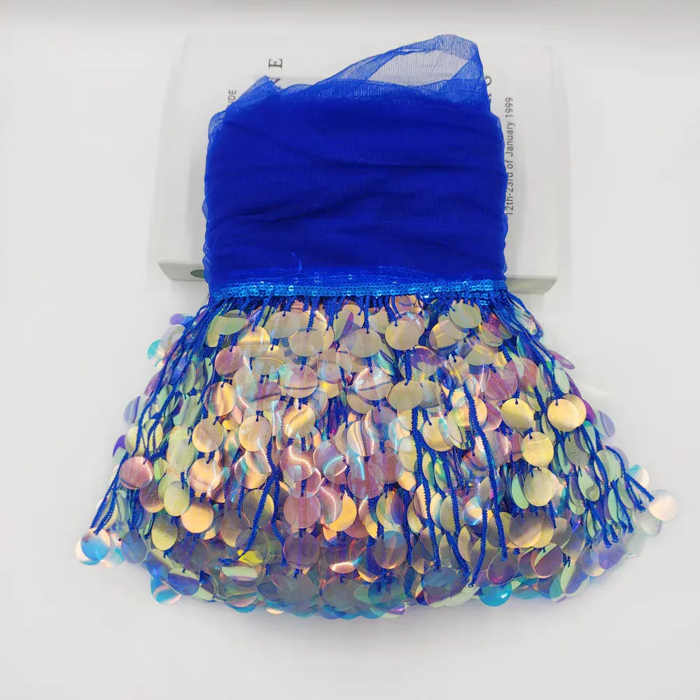 

10 ярдов, ширина 17 см, бахрома с блестками, разные цвета, красный, синий, черный, шампанский, розовый, белый цвет для платья, костюма, модное кружево