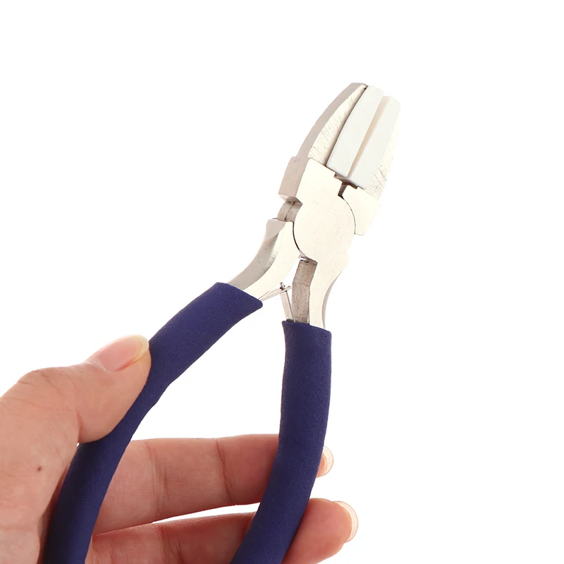

Nylon Jaw Pliers Carbon Steel Craft Plat Nose Pliers DIY Tools For Beading Looping Shaping Wire Jewelry Making Tools