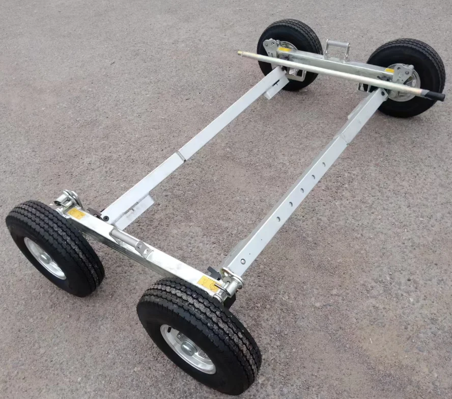 3.5Ton Heavy Duty Aluminum Wheel Tow Dolly Universal Automotive Repair Moving Tool 3Ton Trolley Car Material Handling Equipment
