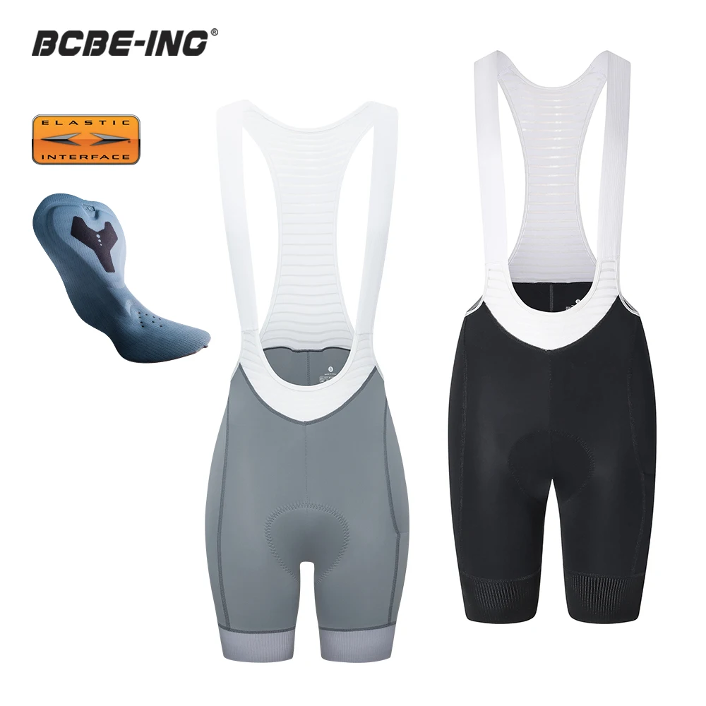 

BCBE-ING Women Cycling Bib Shorts Slim Fit Road Bicycle Tights 7 Hours Elastic Interface Pad Cycling Shorts Culotte Ciclismo