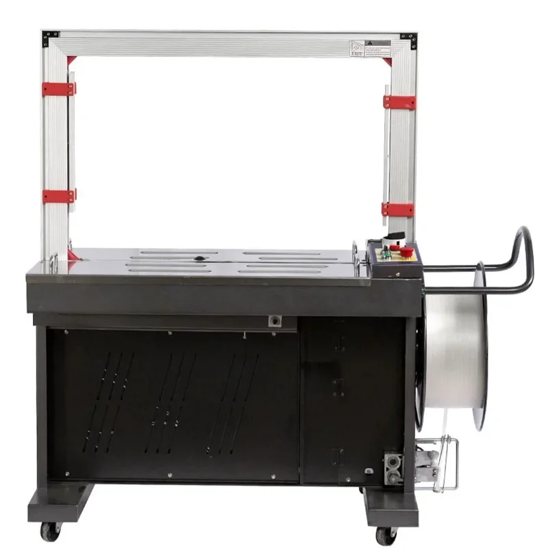 

Full Automatic PP Belt Strapping Machine Mobile Carton Box Packaging Equipment for Warehouse Logistics Goods Bundling Customized