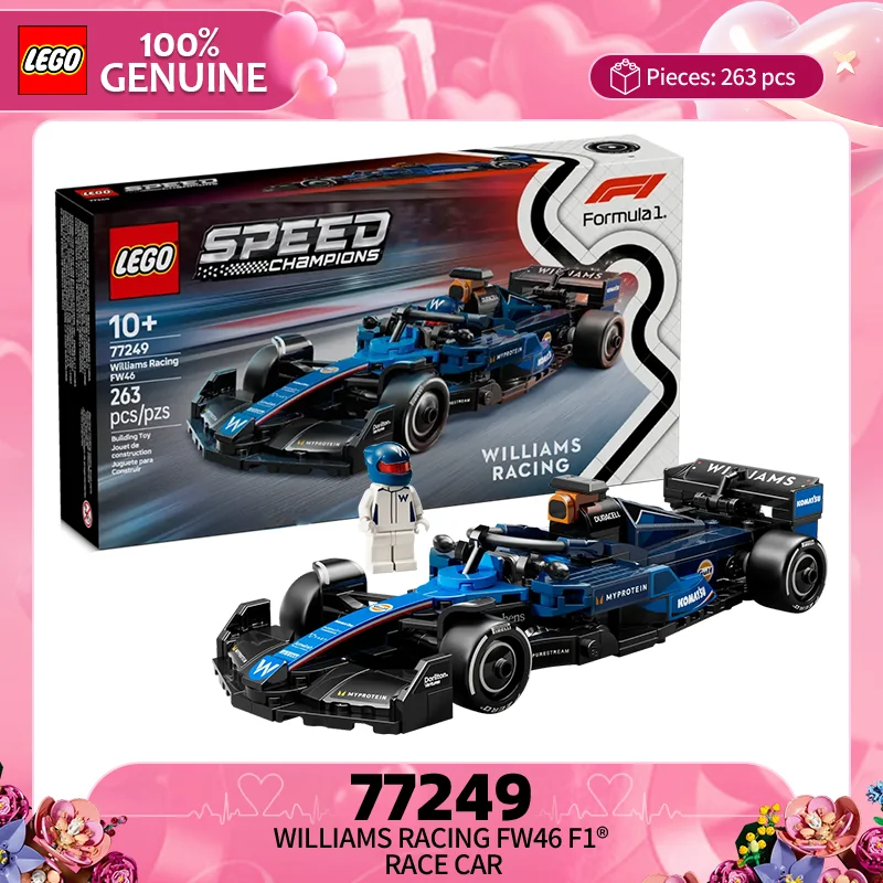 

Конструктор LEGO Supercar 77249 Williams Team FW46 F1 ® Детские гоночные конструкторы-головоломки, подарок на День святого Валентина