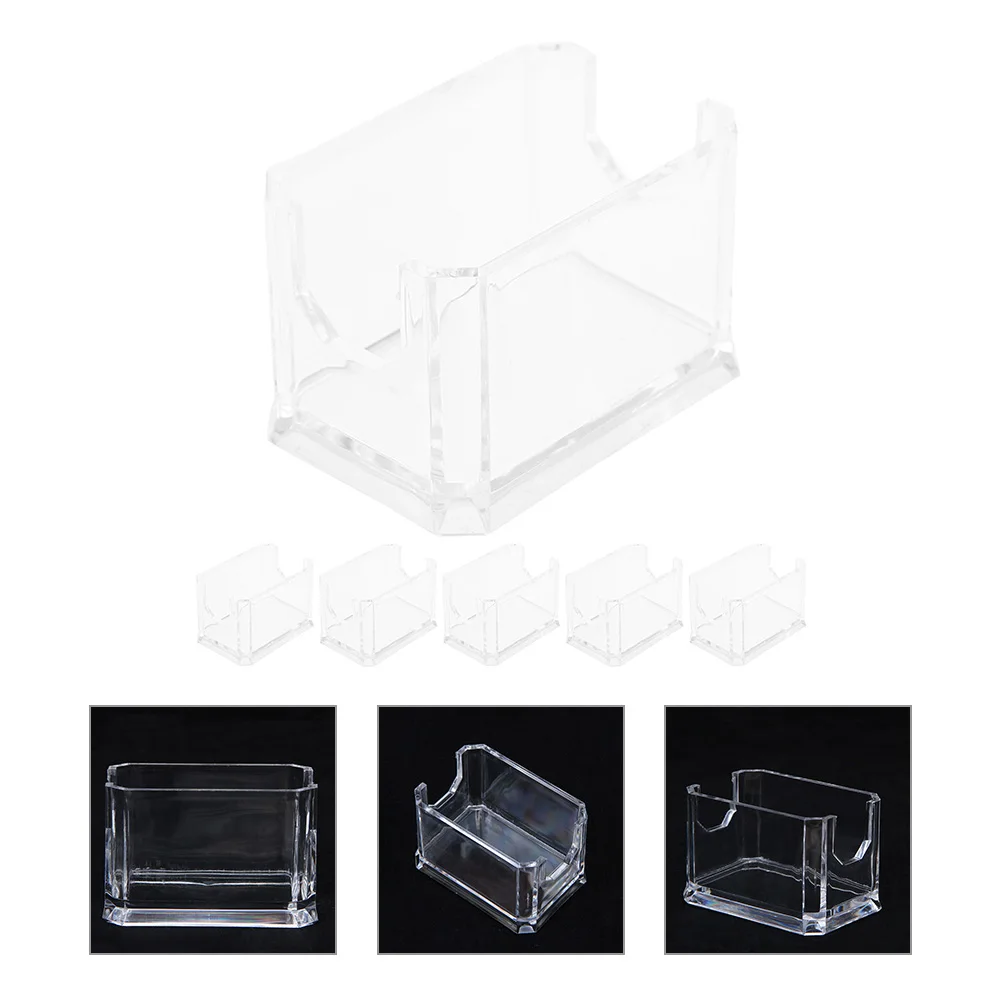 

Tea Bag Holder Coffee Box Bags Organizer Condiment White Acrylic Sugar Packet Holders