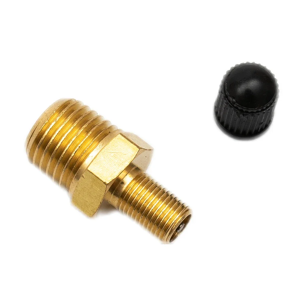 1pc 1/4 Inch NPT Brass Air Compressor Tank Fill Valve 6.35mm Male NPT Standard Thread Power Tool Accessories High Quality