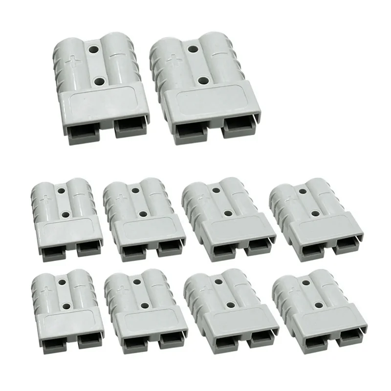 

AD23-10PCS Anderson Style Plug Connector 120A With Anderson Handle Forklift Battery Charging Quick Connectors Kit Easy To Use Gr