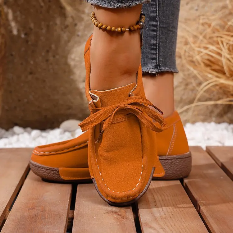 حذاء نسائي كبير الحجم بتصميم جديد بكعب إسفين متعدد الألوان كاجوال متعدد الاستخدامات فاخر بمنصة واحدة أحذية رياضية Zapatos Mujer #6