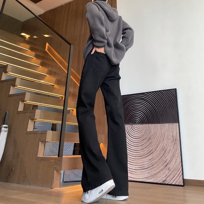 

Cleanfit Low Waist Straight Leg Jeans Men's Faion Spring Autumn High Street Sle Student Knife Bootcut Denim Pants