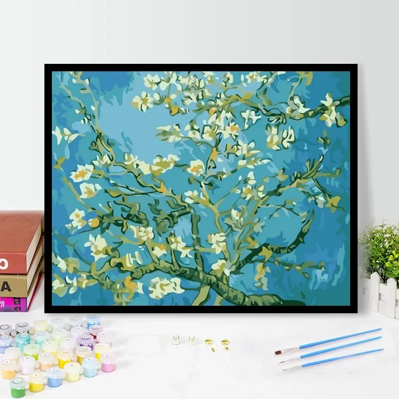 

3155068 Digital Oil Painting Modern Simple Hand-painted Color Filling Living Room Decoration Painting