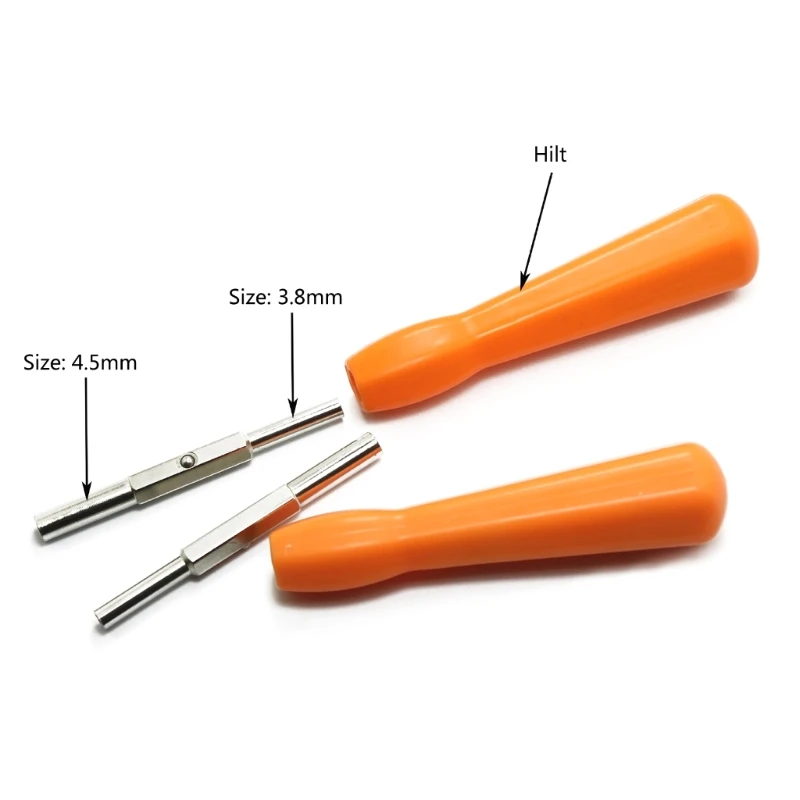 3.8mm/4.5mm Screwdriver Bit Hand Socket Adpater Security Screwdriver Bit Tool For SNES N64 Game Card Removal Tools