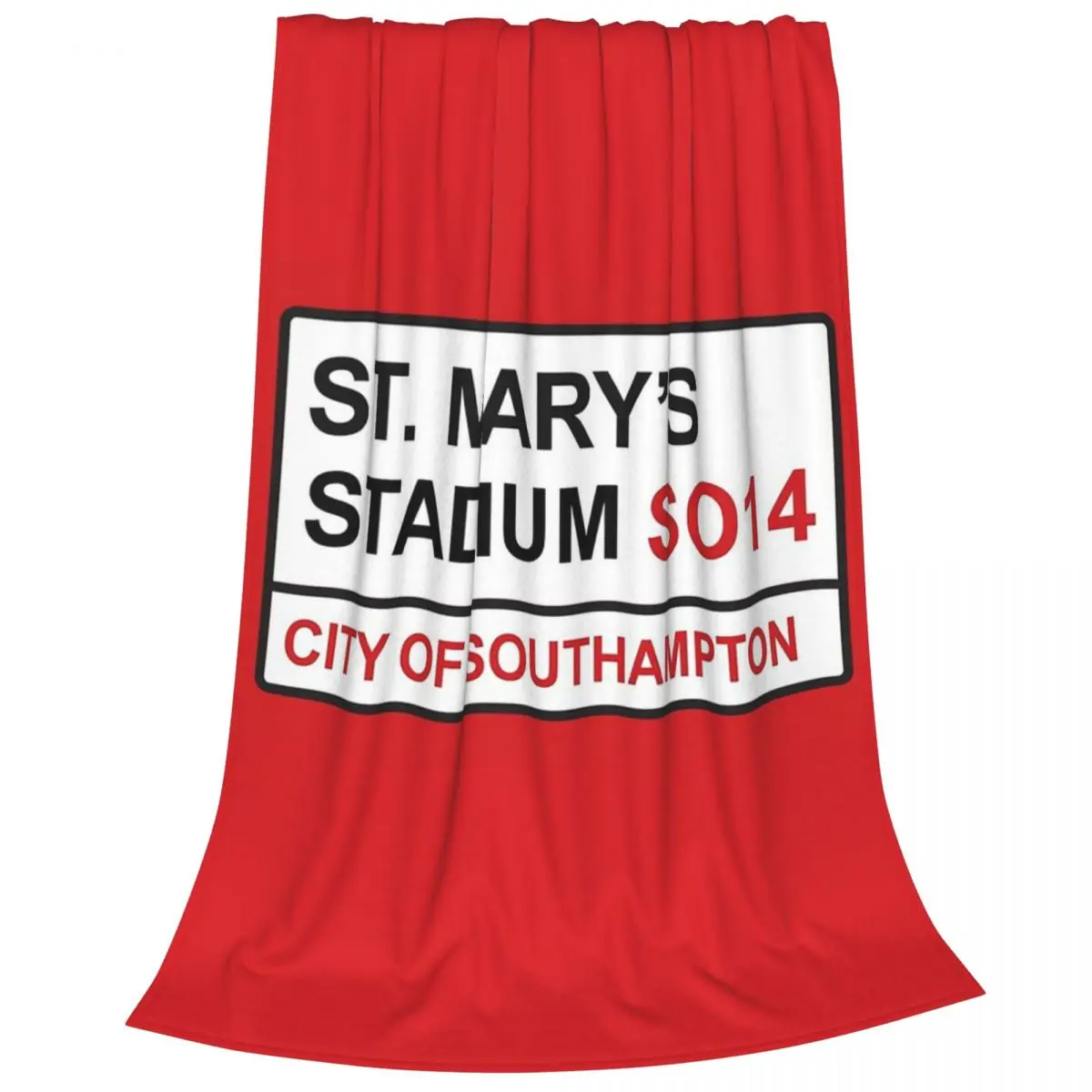 Southampton Football Team St. Mary's Stadium Street Sign Blankets Flannel Warm Sofa Throw Blankets For Couch Throws Bedspread