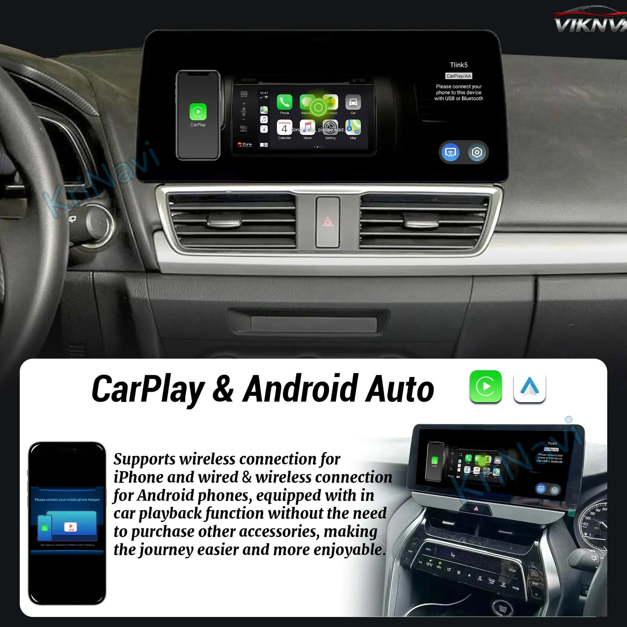 10.25 inch Car Radio For MAZDA CX-9 CX 9 CX9 2016-2021 Android 14 Multimedia Video Player GPS wireless android Carplay Head Unit