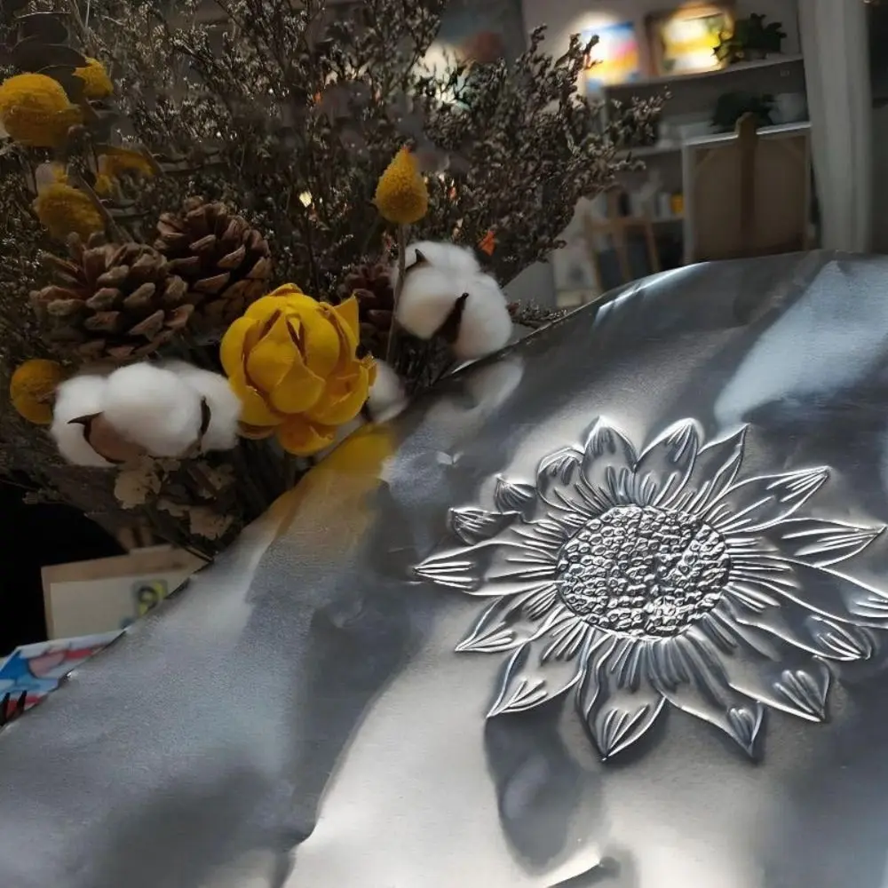 70 ميكرون سميكة النقش ورق الرسم الذهب احباط 20*30 سنتيمتر الألومنيوم احباط ورق فني اليدوية النقش احباط ورقة #4