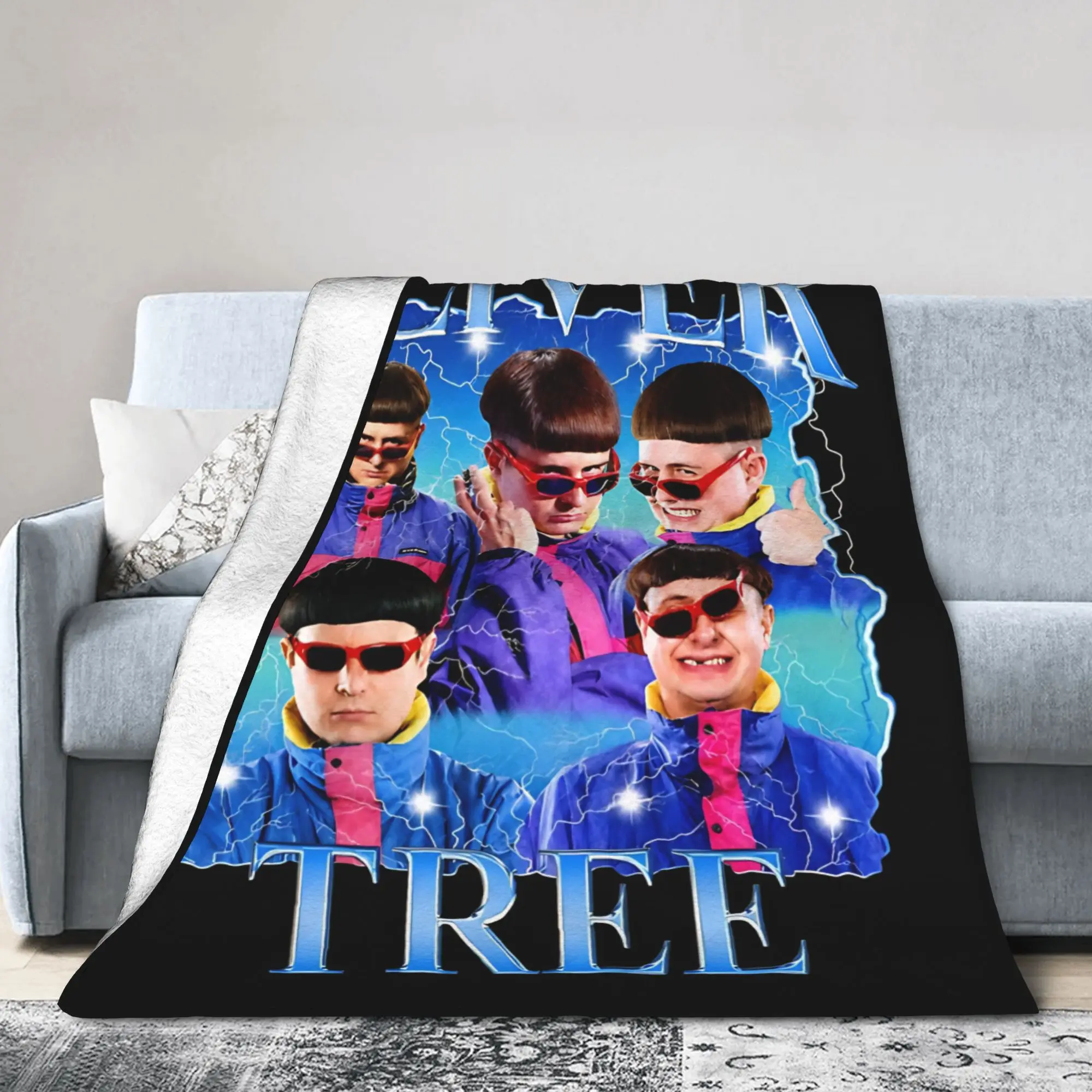 Oliver Tree Rest In Peace 1993 to 2026 Memorial Blanket  Flannel Funny Warm Throw Blanket for Bed Sofa Decoration