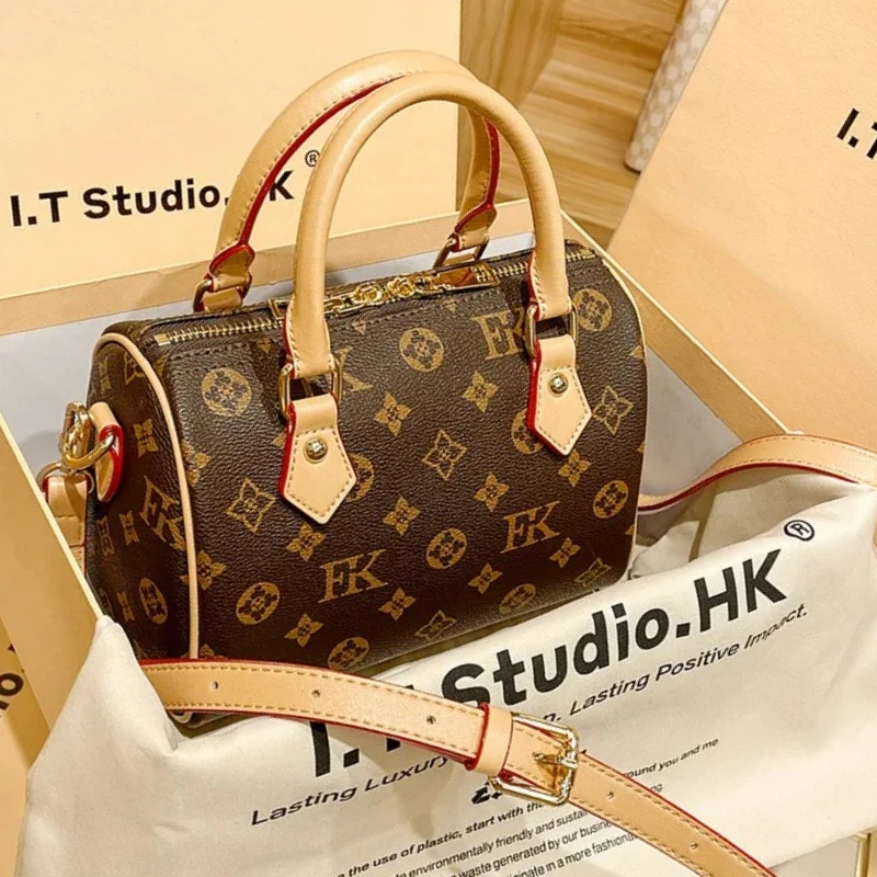 

Элегантные винтажные сумки Boston, роскошная брендовая женская сумка на плечо, новинка 2026, сумка-подушка из натуральной кожи, повседневная женская сумка для вечеринок