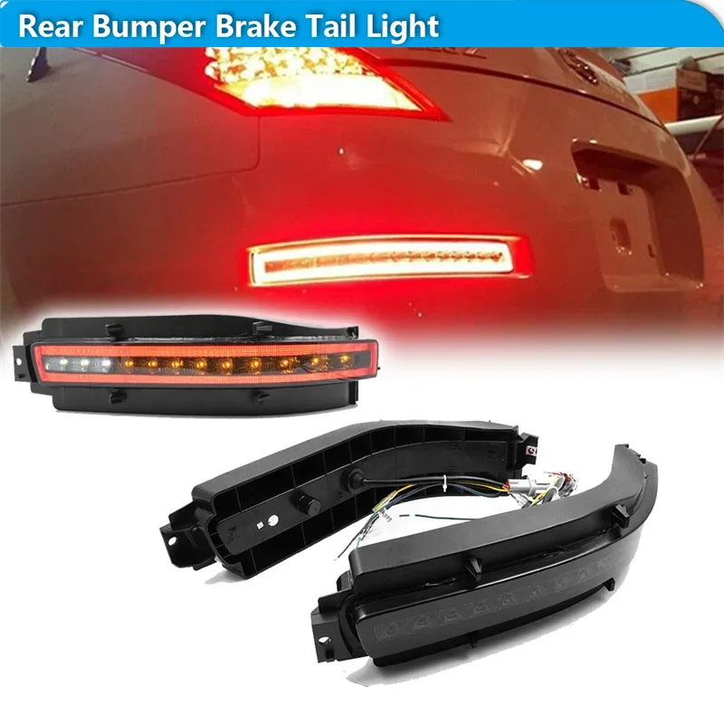 

Для Nissan 350Z/Z33 автомобильные светодиодные задние противотуманные фары задние/стоп-сигналы последовательные указатели поворота и резервные фонари заднего хода 2003-2009