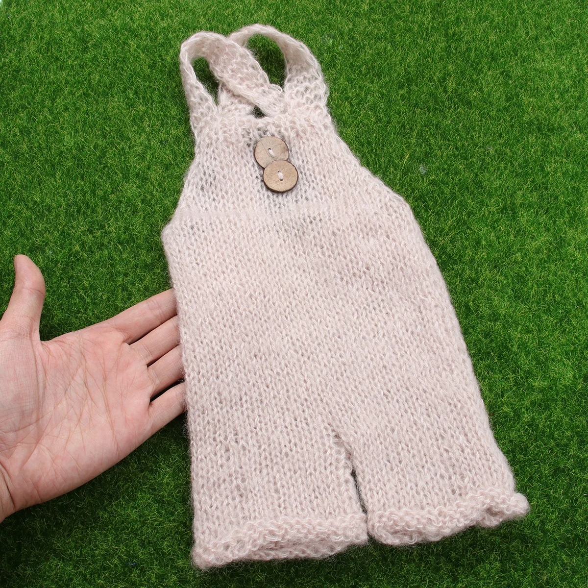 

Beige Newborn Suspender Pant 0-3 Months Baby Photography Props Infant Photo Props Baby Suspender Pant Newborn Costume