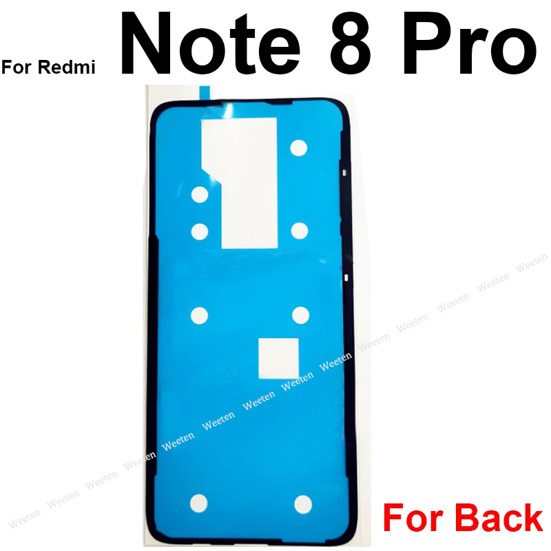 Rear Camera Sticker Touch ID & Back Battery Housing Cover Adhesive Glue For Xiaomi Redmi Note 10 9 8 7 Pro 5G Note 9s Note 8T