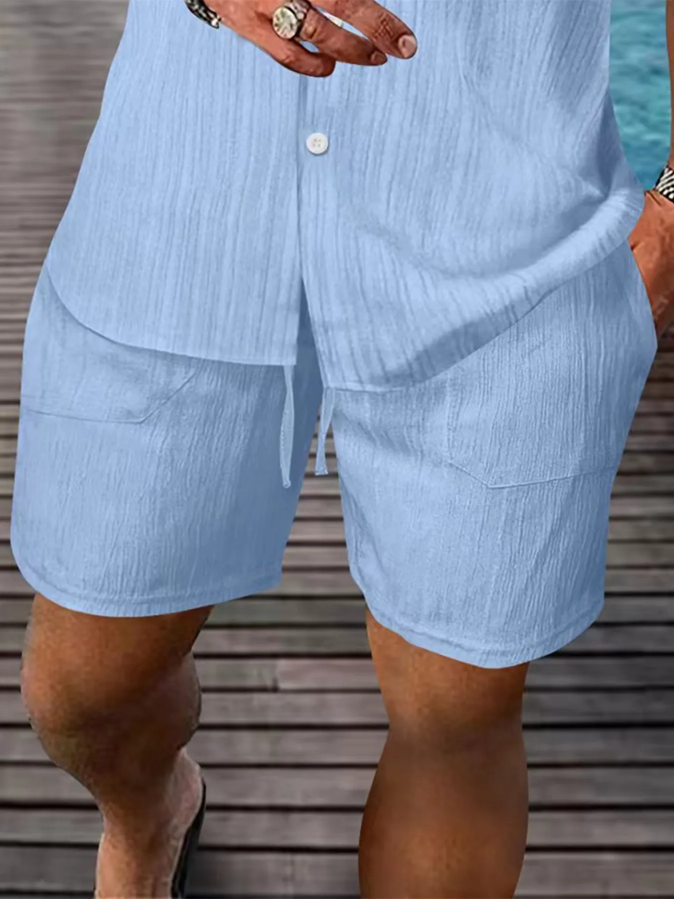 

2025 Mens Solid Color Short Lightweight Gym Pants Beach Shorts Men Jogging Sport Large Short Homme