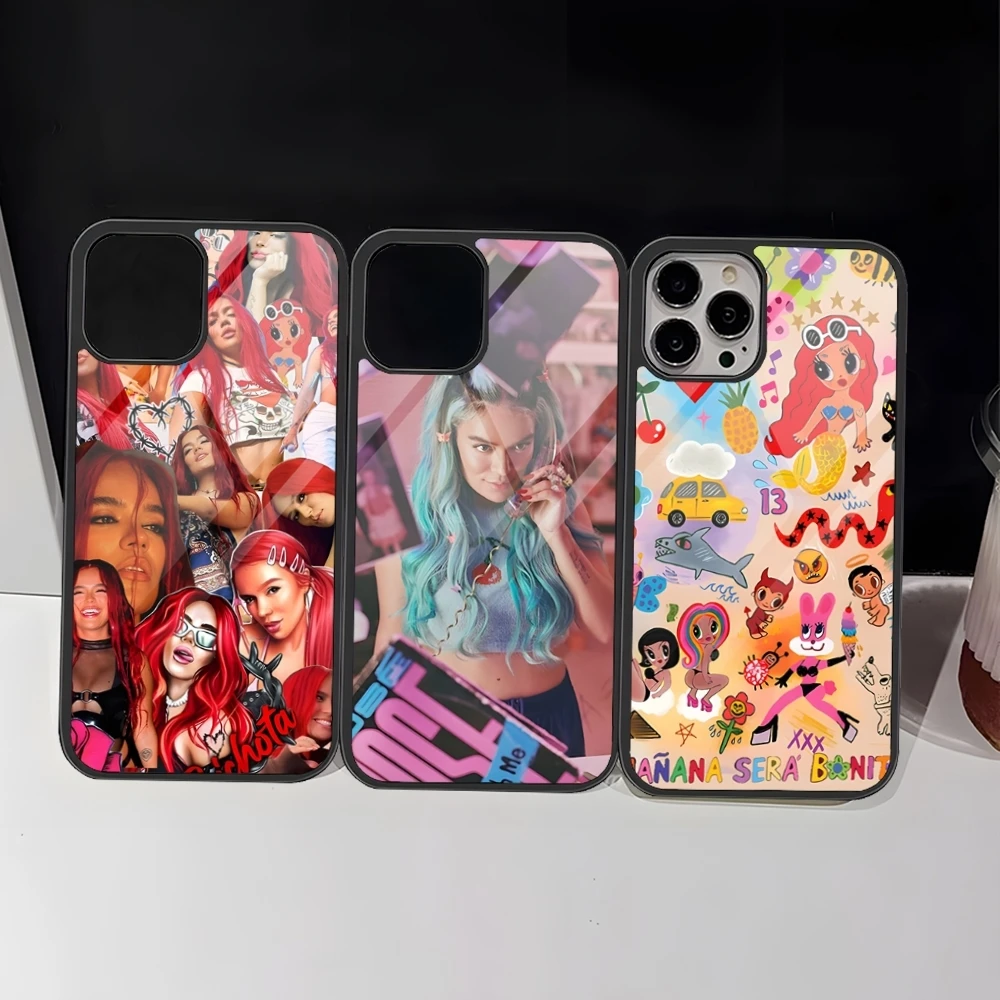 Karol G Manana Sera Bonito Phone Case For Iphone 16 Pro 15 Pro Max 14 12 11 13 Mini 8 7 Plus X Xs XR PC+TPU Design Cover