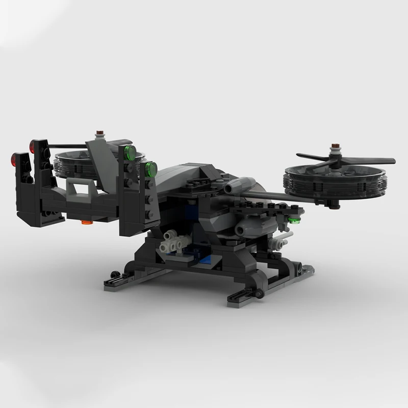 214pcs MOC AVATAR HELICOPTER Kevinbrickfr Creator Designer Sets Model Building Blocks Room Decor, Home Decor Display Model Gift