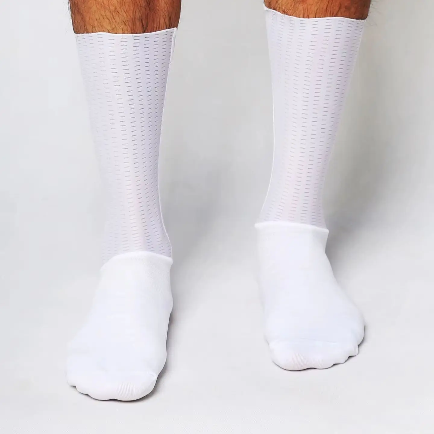 Professional unisex aero cycling socks Breathable Group socks highly elastic wind-resistant silicone anti-slip sports socks view 2