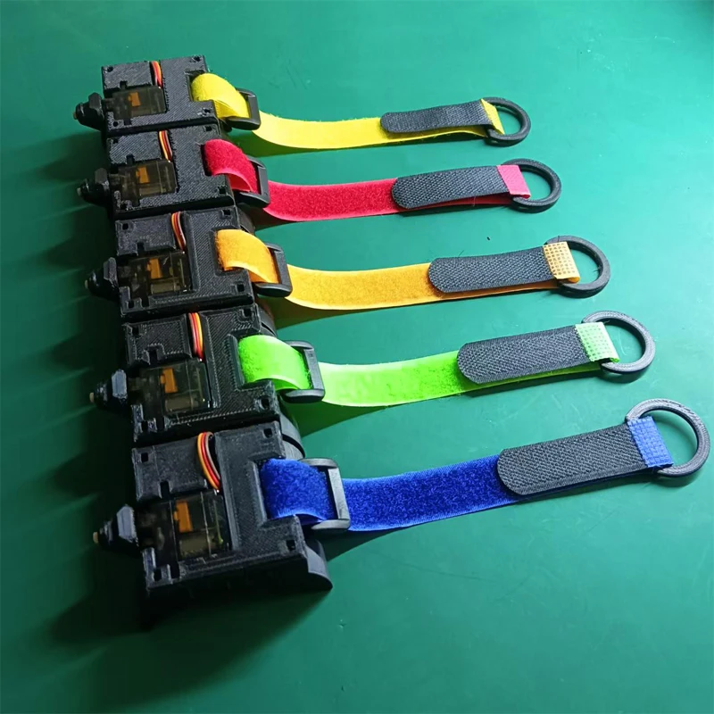 1PC Drone Airdrop System Thrower w Fixing Strap 360° Working Angle Steering Gear 3-7.2V 9g Digital Servo for FPV Plane Transport