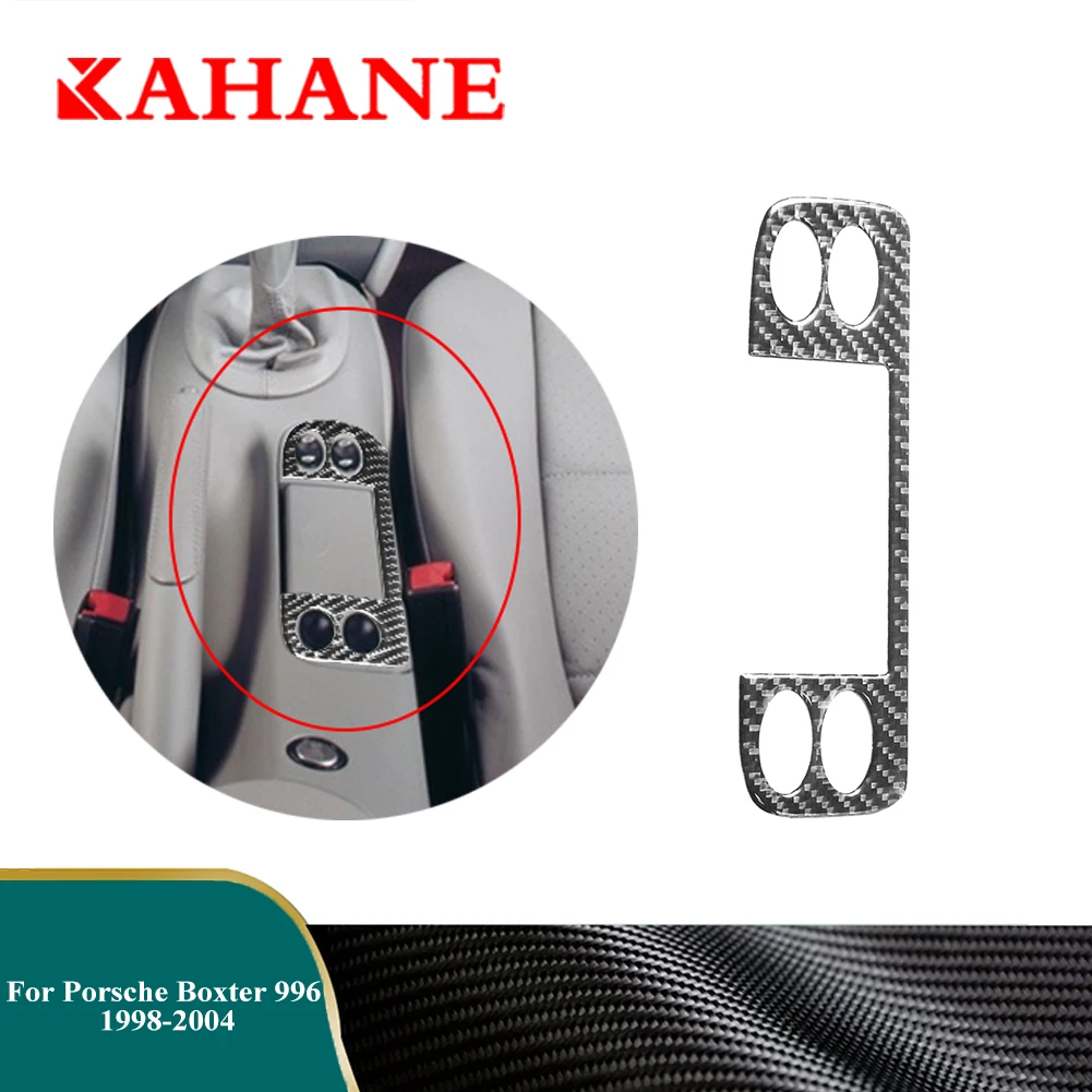 

Car Carbon Fiber Stickers For Porsche Boxter 996 1998-2004 Power Window Control Decorative Cover Trim Interior Accessories