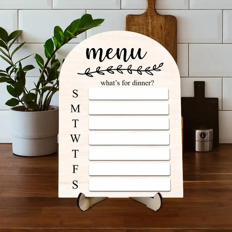 Weekly Planning Board Erasable Wooden Board With 6 Pens Dry Erase Boards For Students For Suggestion Plan Tasks Reminder Mood